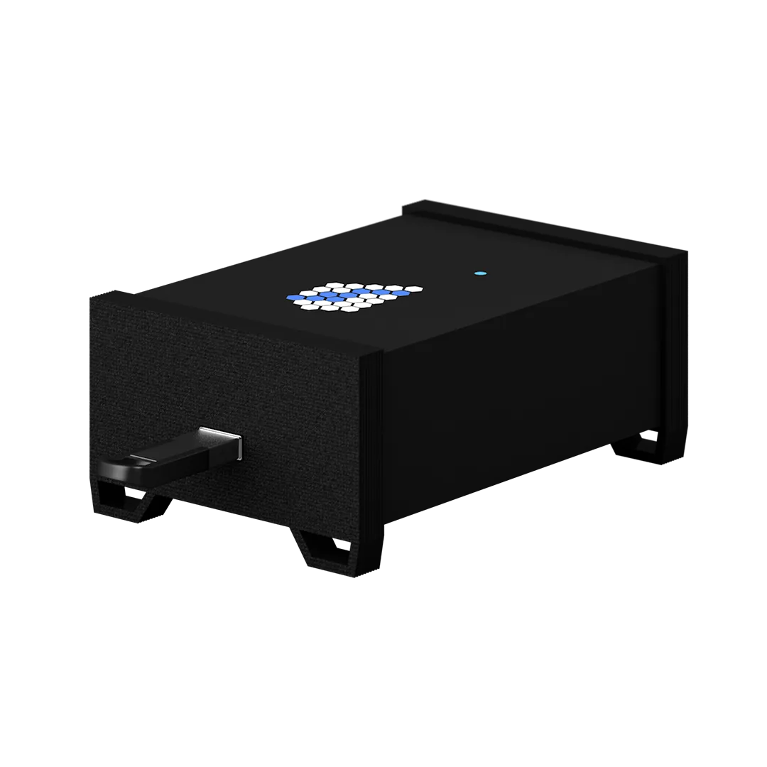Sinabis USB Writeblocker mit integriertem USB-Anschluss für das Speichermedium